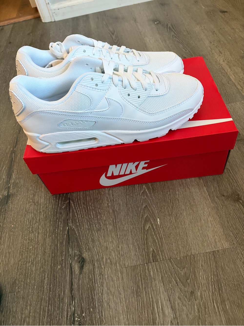 Nike Men's All-White Air Max Sneakers